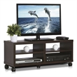 Furinno INDO Wood Tatami Entertainment TV Stand for TV up to 44
