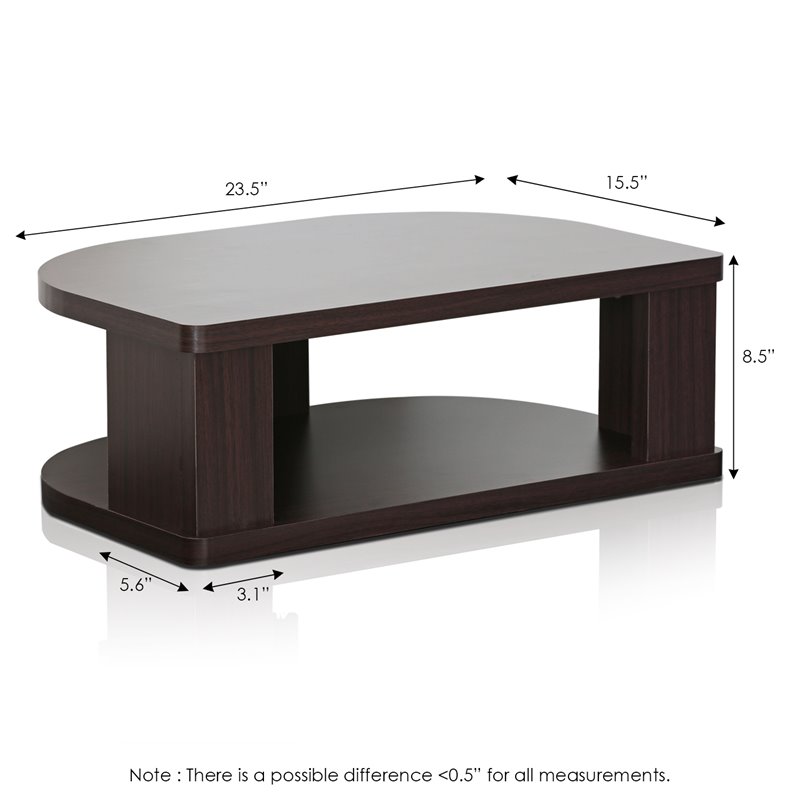Furinno INDO Engineered Wood Swivel Shelf for TV up to 23
