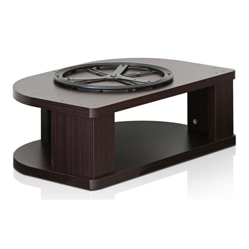 Furinno INDO Engineered Wood Swivel Shelf for TV up to 23