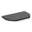 Furinno INDO Contemporary Engineered Wood Swivel TV Board in Black