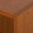 Furinno PASIR Engineered Wood 3-Tier Shelf with Round Handle in Light Cherry
