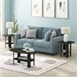 Furinno Contemporary Engineered Wood Simple Design Coffee Table in Espresso