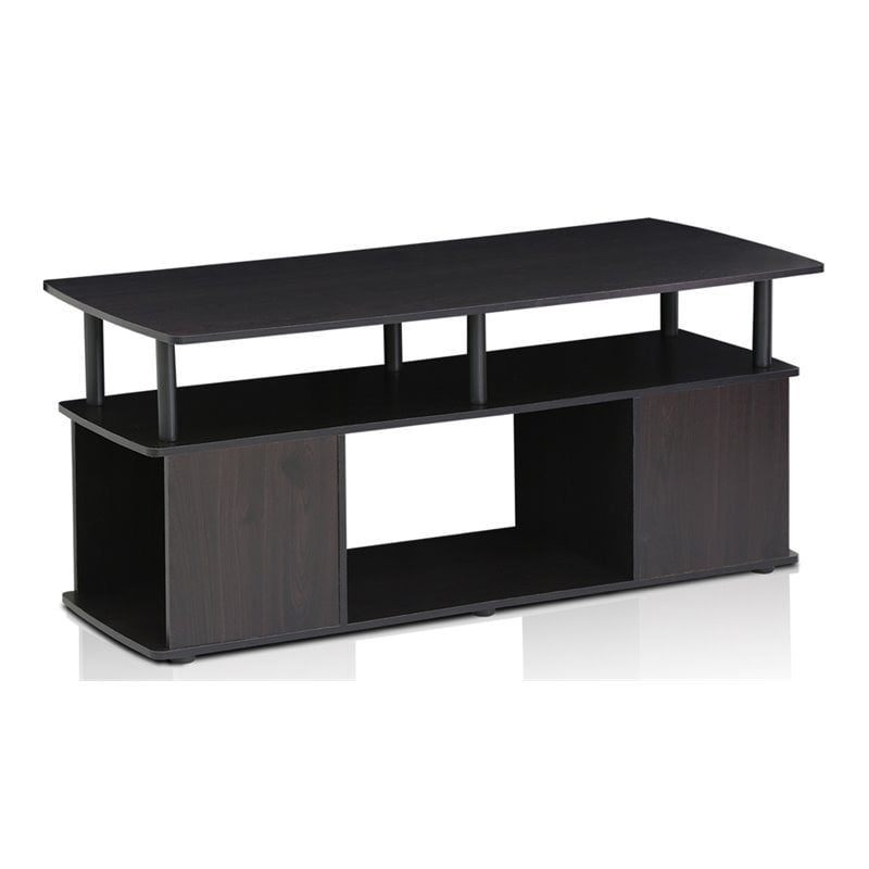 Furinno JAYA Engineered Wood Utility Design Coffee Table in Black