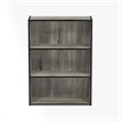 Furinno PASIR Engineered Wood 3-Tier Open Shelf in French Oak Gray