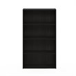 Furinno PASIR Contemporary Engineered Wood 4-Tier Open Shelf in Espresso