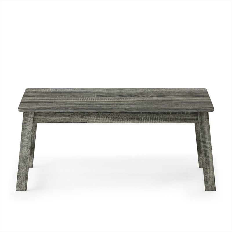 Furinno Contemporary Engineered Wood BEGINNING Coffee Table in French Oak Gray