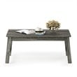 Furinno Contemporary Engineered Wood BEGINNING Coffee Table in French Oak Gray