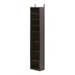 Furinno INDO Contemporary Engineered Wood 8-Tier Media Tower in Espresso