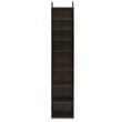 Furinno INDO Contemporary Engineered Wood 8-Tier Media Tower in Espresso
