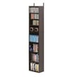 Furinno INDO Contemporary Engineered Wood 8-Tier Media Tower in Espresso