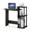 Furinno Efficient Wood Home Laptop Notebook Computer Desk in Espresso/Black