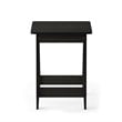 Furinno Contemporary Engineered Wood BEGINNING End Table in Espresso