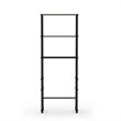 Furinno TURN-N-TUBE Wood Toilet Space Saver with 3 Shelves in Espresso/Black