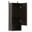 Furinno INDO Contemporary Engineered Wood Slim Wall Cabinet in Espresso