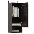 Furinno INDO Contemporary Engineered Wood Slim Wall Cabinet in Espresso
