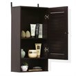 Furinno INDO Contemporary Engineered Wood Wide Wall Cabinet in Espresso