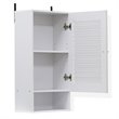 Furinno INDO Contemporary Engineered Wood Wide Wall Cabinet in White