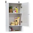 Furinno INDO Contemporary Engineered Wood Wide Wall Cabinet in White