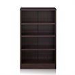Furinno INDO Engineered Wood 4-Tier Accessories Storage Shelf in Espresso