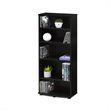 Furinno JAYA Engineered Wood 4-Tier Multimedia Storage Tower in Espresso
