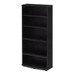 Furinno JAYA Engineered Wood 4-Tier Multimedia Storage Tower in Espresso