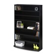 Furinno JAYA Engineered Wood 6-Tier Multimedia Storage Tower in Espresso