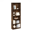 Furinno JAYA Simply Home AdJUSTable Shelf Bookcase in 5-Tier in Amber Pine