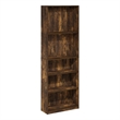 Furinno JAYA Simply Home AdJUSTable Shelf Bookcase in 5-Tier in Amber Pine