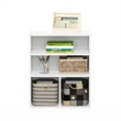 Furinno PASIR 3 Tier Display Bookcase in White