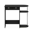 Furinno Go Green Home Laptop Notebook Computer Desk/Table in Americano/Chrome