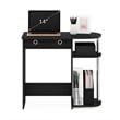 Furinno Go Green Home Laptop Notebook Computer Desk/Table in Americano/Chrome