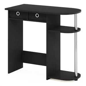 Furinno Go Green Home Laptop Notebook Computer Desk/Table in Americano/Chrome