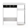 Furinno Go Green Home Laptop Notebook Computer Desk/Table in White Oak/Chrome