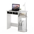 Furinno Go Green Home Laptop Notebook Computer Desk/Table in White Oak/Chrome