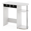 Furinno Go Green Home Laptop Notebook Computer Desk/Table in White Oak/Chrome
