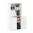 Furinno PASIR Storage Bookcase in Bookshelf in Multipurpose Shelf in White