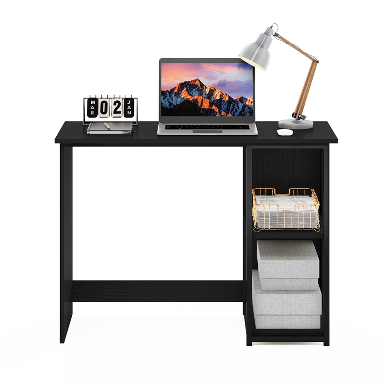 Furinno CAMNUS Modern Living Computer Desk 40 Inch in Americano/Black