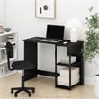 Furinno CAMNUS Modern Living Computer Desk 40 Inch in Americano/Black