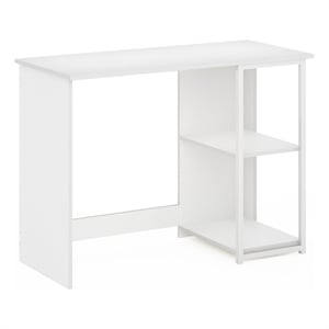 Furinno CAMNUS Modern Living Computer Desk 40 Inch in Solid White/White