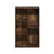 Furinno LUDER 5-Cube No Tool Assembly Open Shelf in Amber Pine