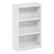 Furinno Rail 3-Tier Open Shelf Bookcase in White