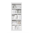 Furinno Rail 5-Tier Open Shelf Bookcase in White