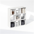 Furinno PELLI CUBIC Storage Cabinet in Bookcase in Bookshelf in 9-Cube in White