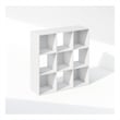 Furinno PELLI CUBIC Storage Cabinet in Bookcase in Bookshelf in 9-Cube in White