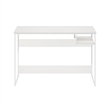 Furinno MORETTI Modern Lifestyle Study Desk in 45 in Solid White/White