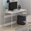 Furinno MORETTI Modern Lifestyle Study Desk in 45 in Solid White/White