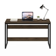 Furinno MORETTI Modern Lifestyle Enhanced Study Desk in 52 in Columbia Walnut