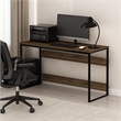 Furinno MORETTI Modern Lifestyle Enhanced Study Desk in 52 in Columbia Walnut