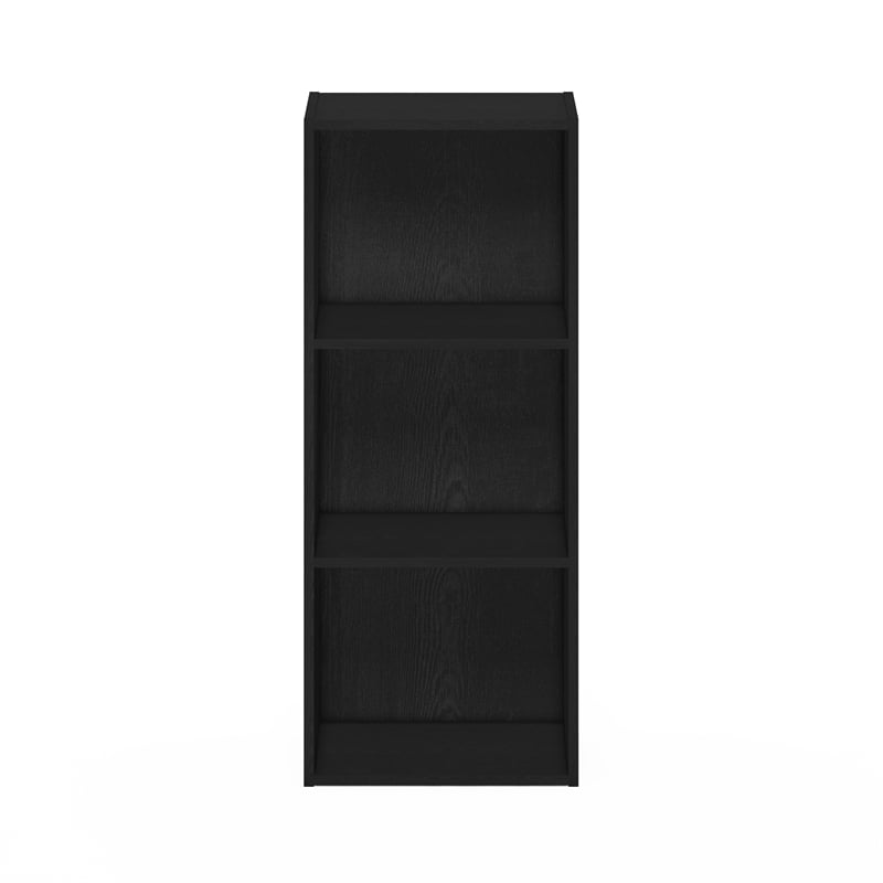 Furinno LUDER 3-Tier Open Shelf Bookcase in Blackwood