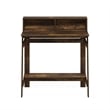 Furinno SIMPLISTIC A Frame Computer Desk in Amber Pine